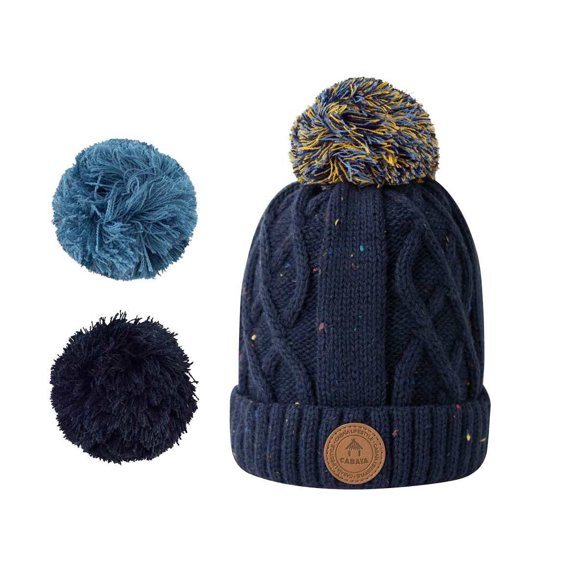 Bonnet Jus de Pomme Navy Bébé - Polaire