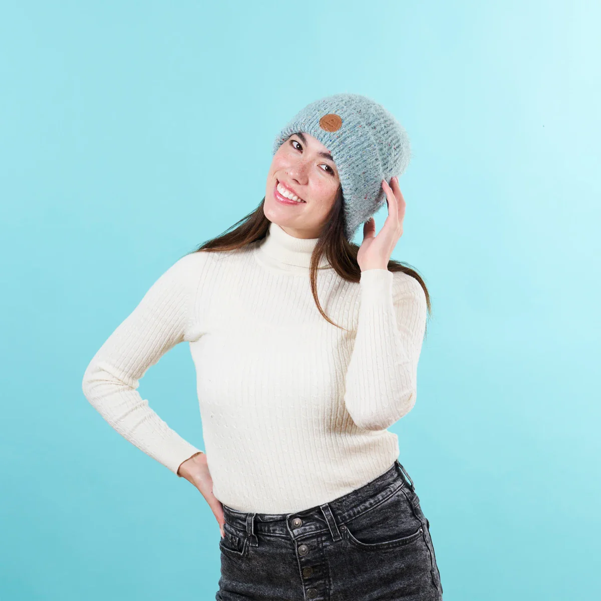 Bonnet Cari Blue Turquoise - Image 2