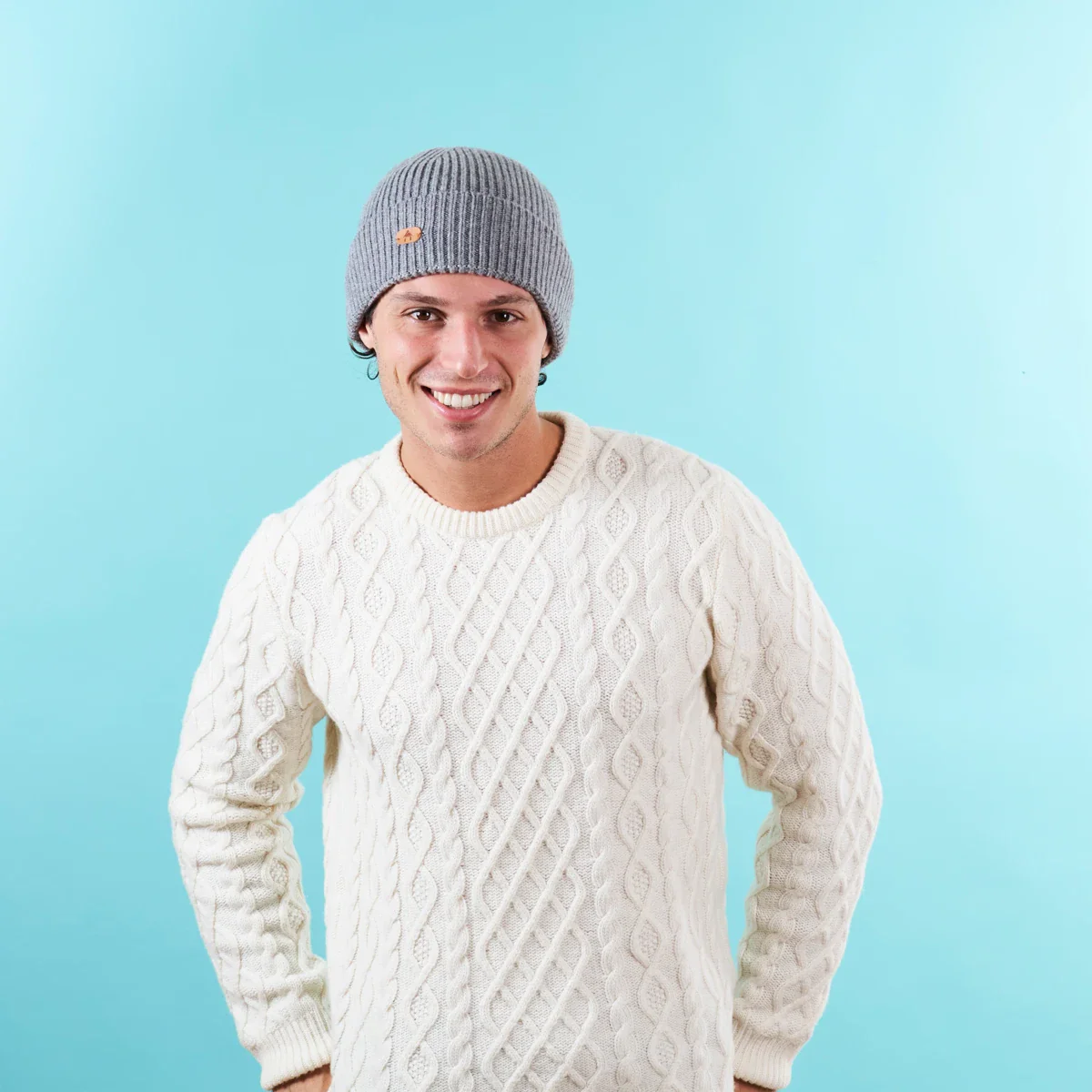 Bonnet French 75 Gris Mélangé - Image 2