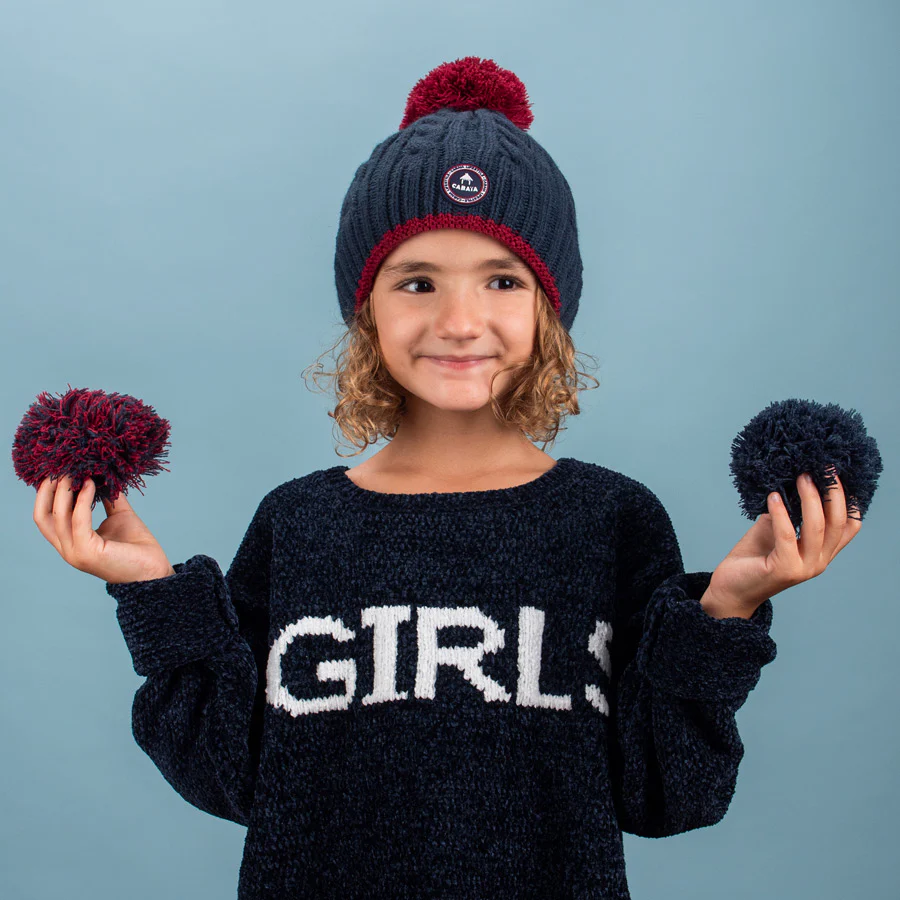 Bonnet Milky Navy - Image 2
