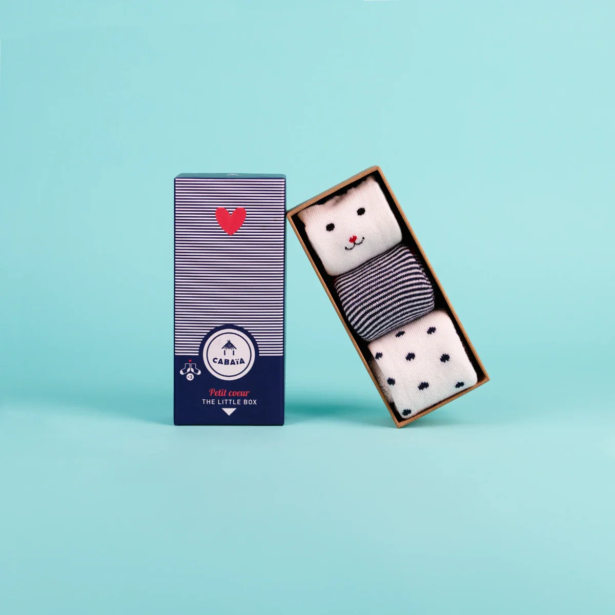 Chaussettes Petit Coeur - Pack de chaussettes bébé - Image 2