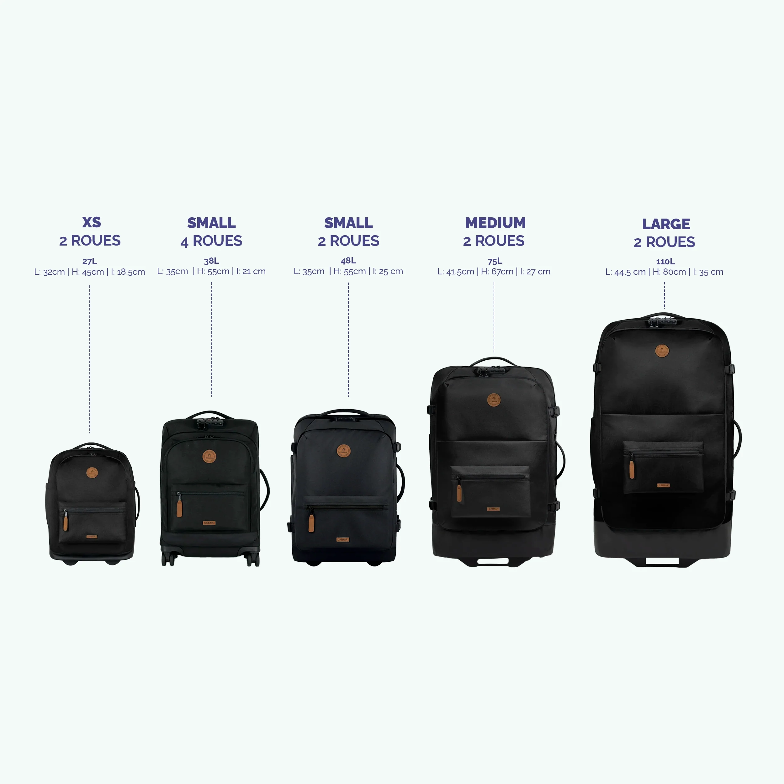Valise souple 4 roues Small Cebu - Image 8