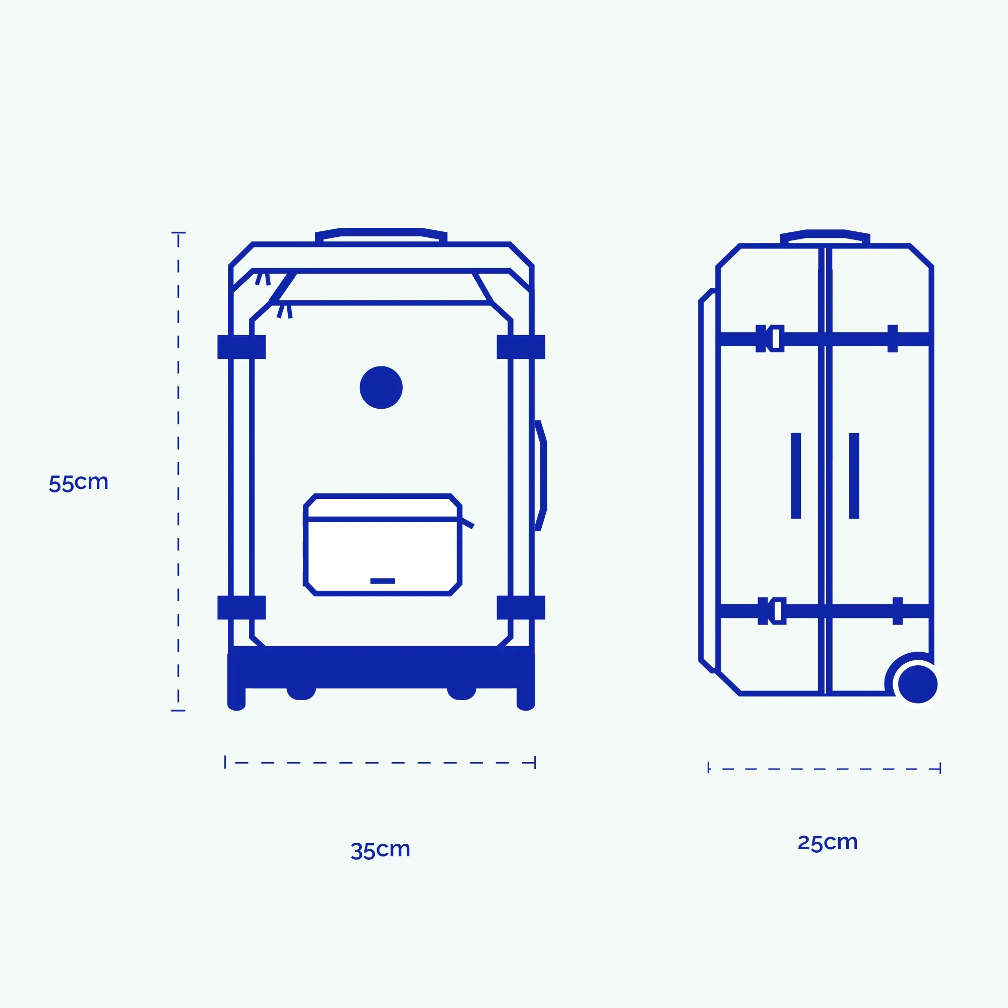 Valise souple 2 roues Small Askim - Image 9